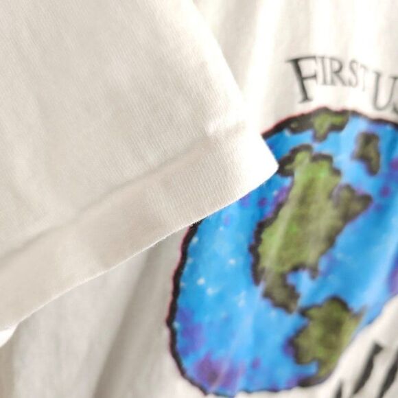 World T Shirt Mens Size XL Vintage 90s Naturally Earth Globe Planet Made In USA - Picture 4 of 7